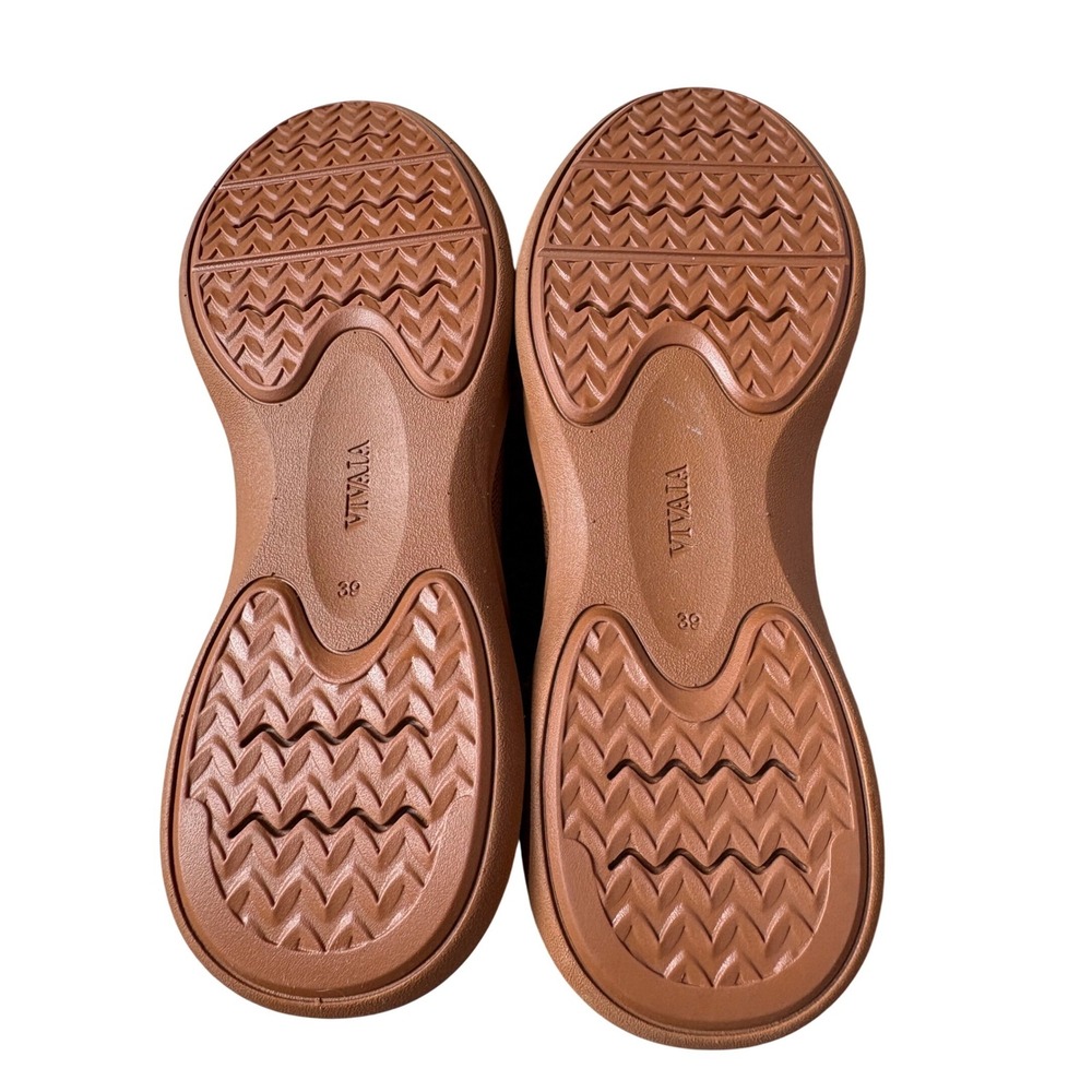 Vivaia Brown Knit Walker Pro Hybrid Penny Loafersn US 8 EU 39 Slip On Flats NEW - Picture 9 of 10